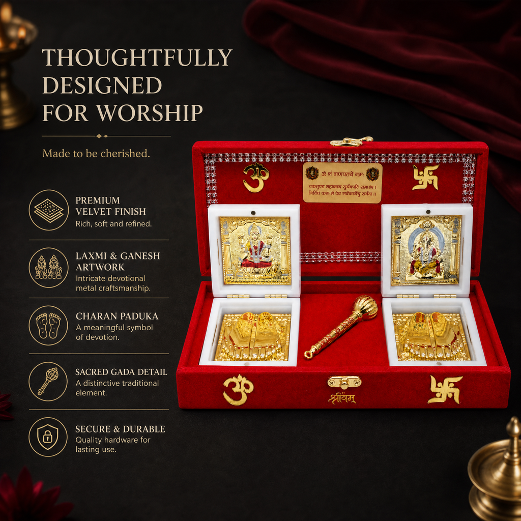 Shri Laxmi Ganesh with Gad Box