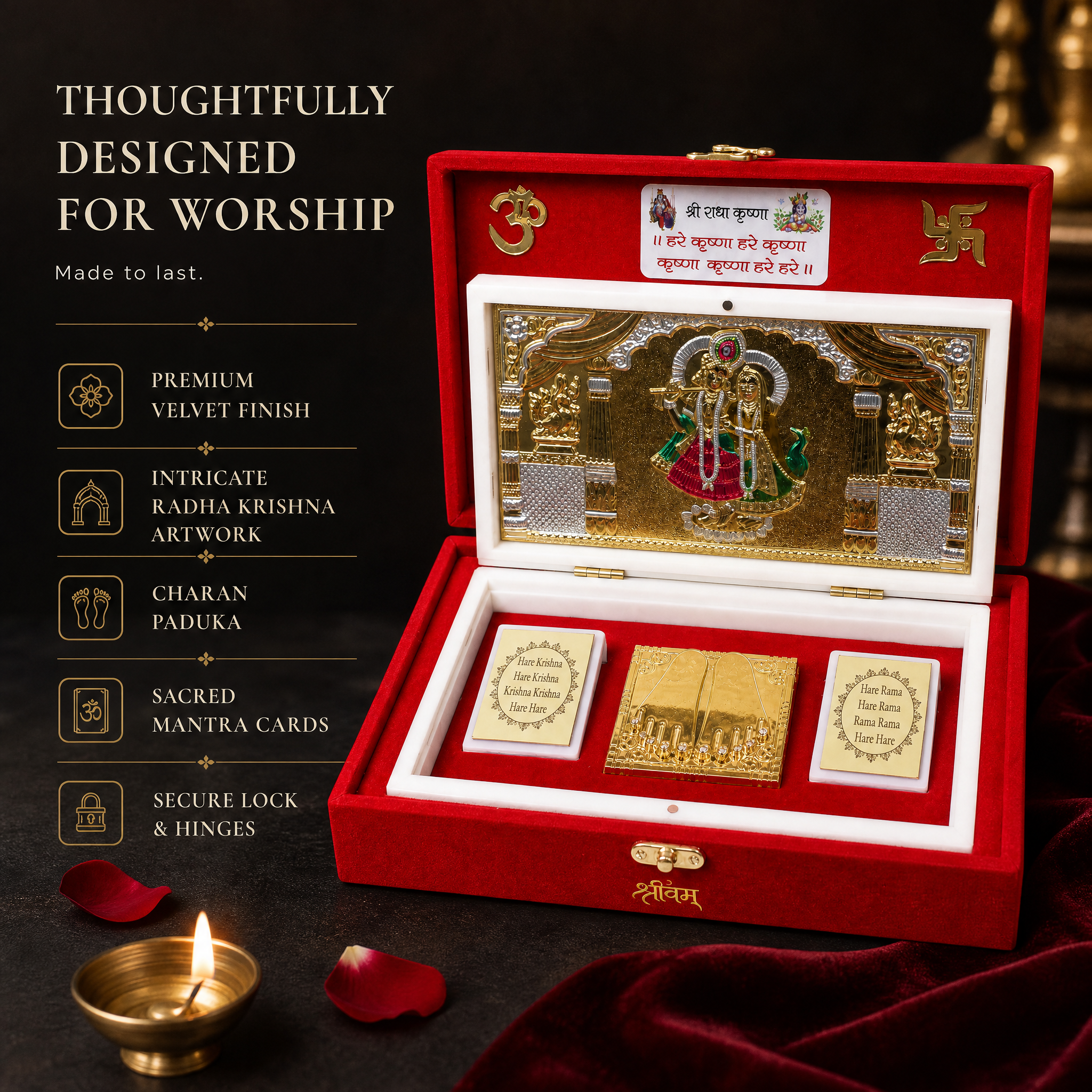 Shrivan Radha Krishna Puja Box