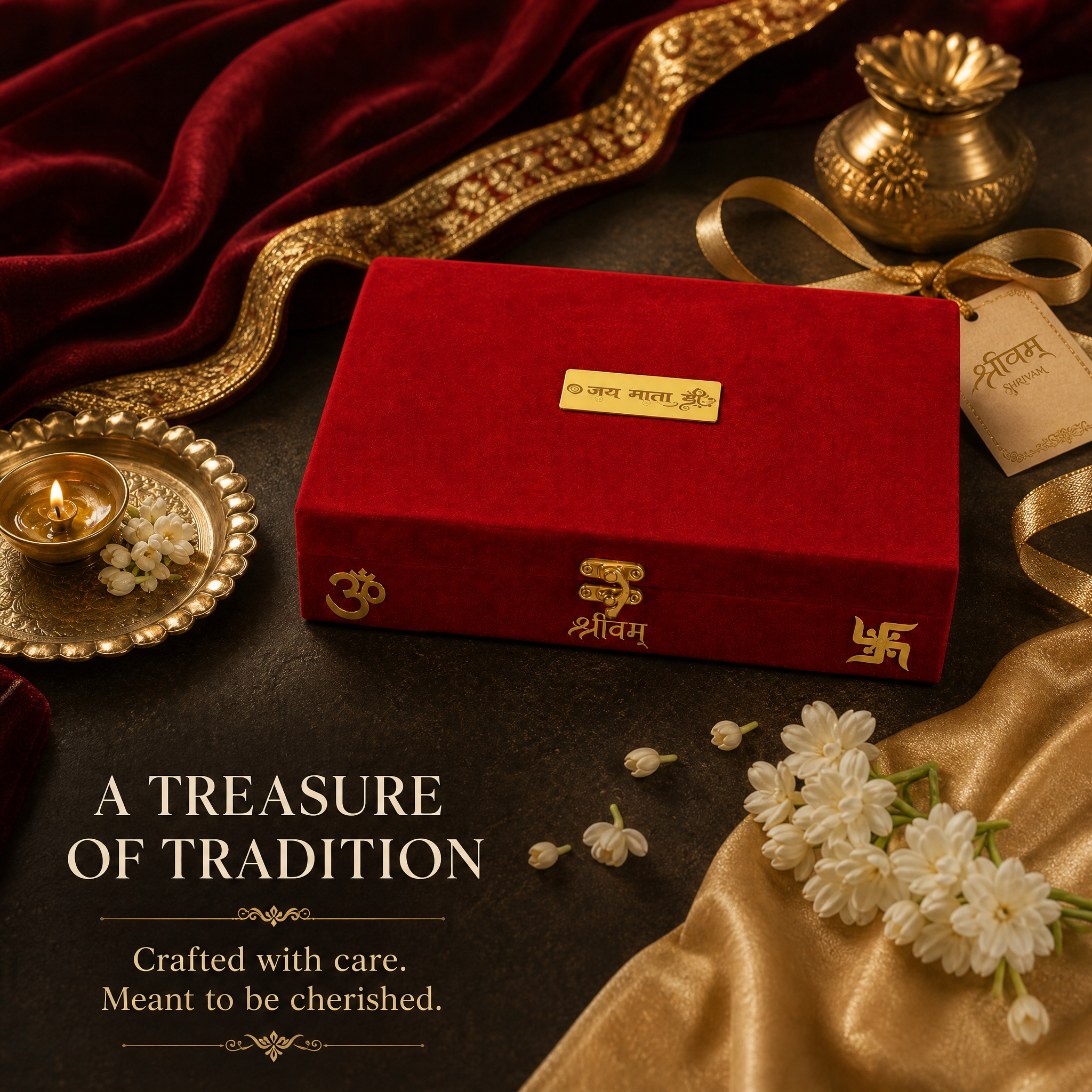 Durga & Ram Darbar with Gada Box