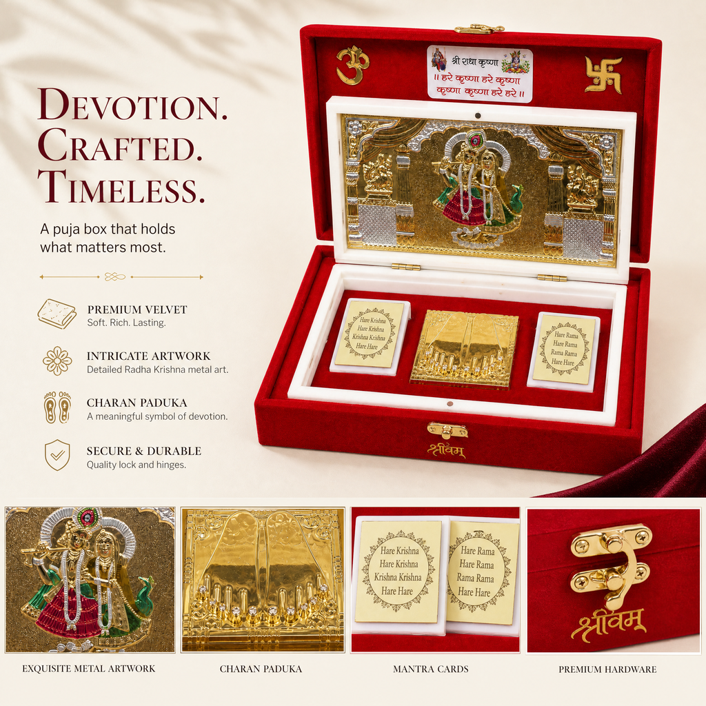 Shrivan Radha Krishna Puja Box