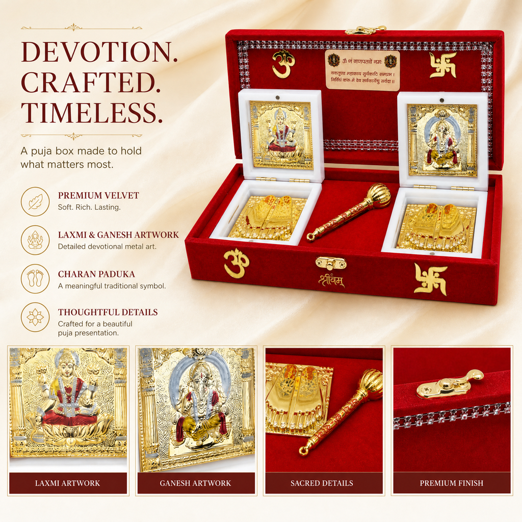 Shri Laxmi Ganesh with Gad Box