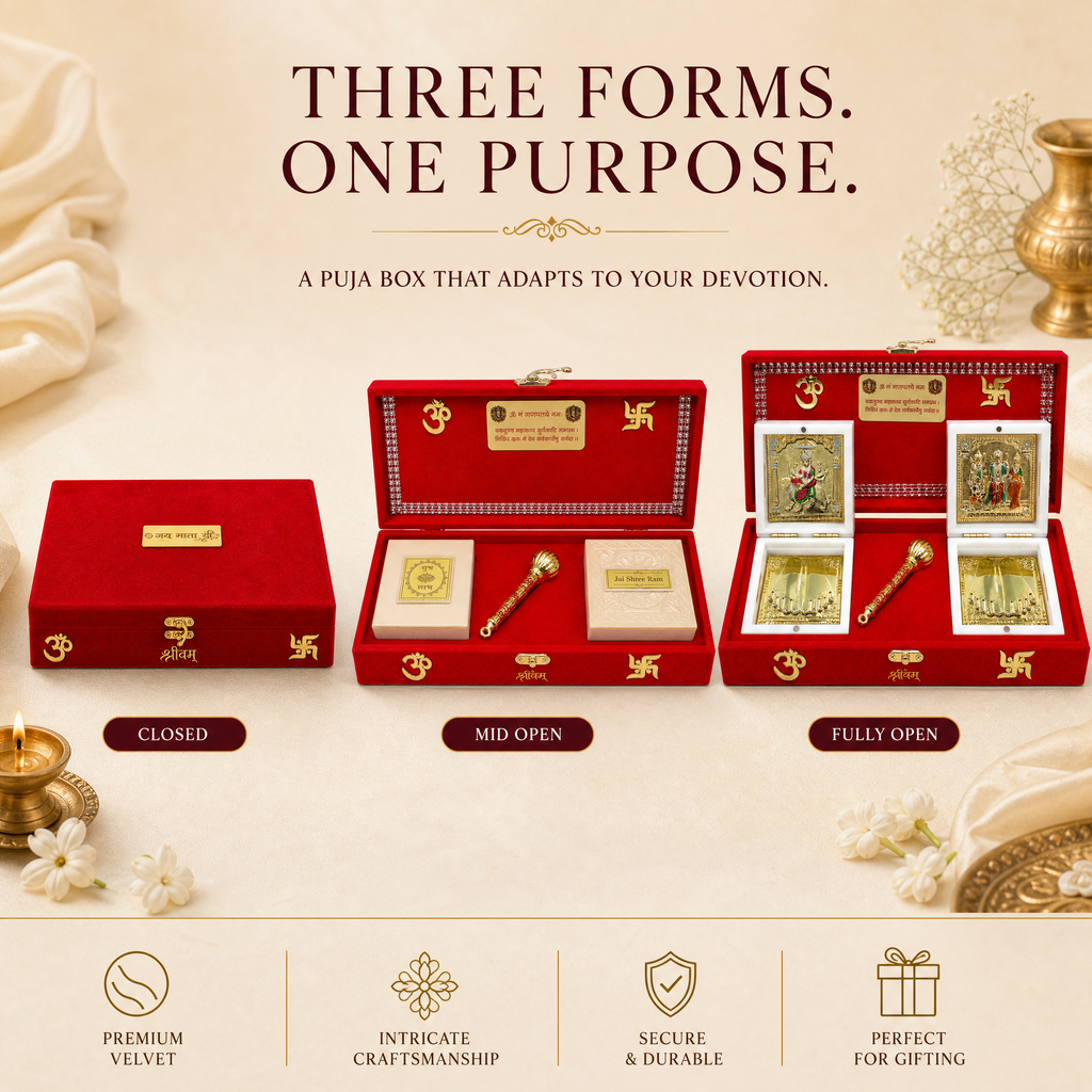 Durga & Ram Darbar with Gada Box