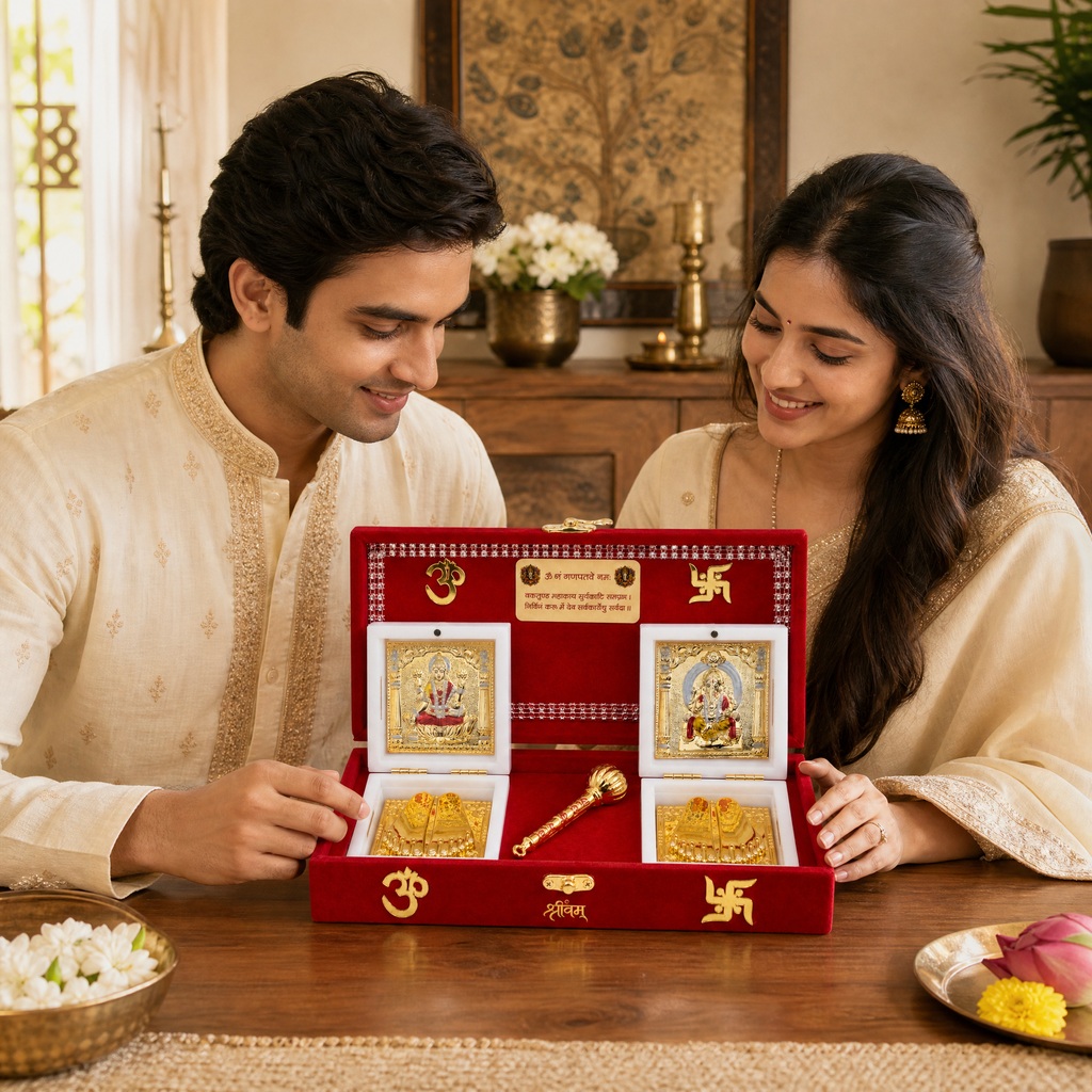 Shri Laxmi Ganesh with Gad Box