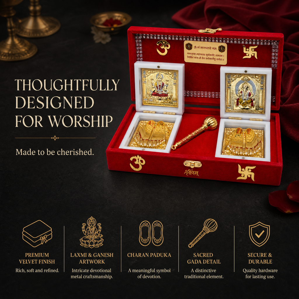 Shri Laxmi Ganesh with Gad Box